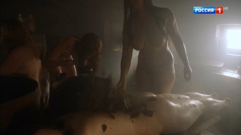 Svetlana Khodchenkova - Pussy Scenes in Godunov s01e01 (2018)